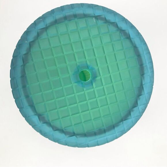 Starbucks Dining 2022 Blue Green Textured Grid  24 0z. Venti Cold Cup Tumbler - Picture 9 of 12